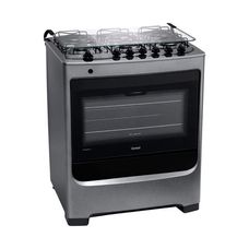 Fogão Consul 6 Bocas Inox CFS6NAR Acendimento Automático Inox Bivolt