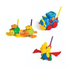 EMPURRA EMPURRA DIVERTIDO ANIMAIS 1359 - UNITOYS