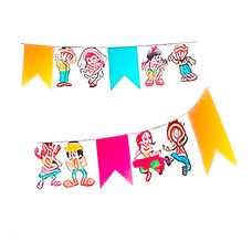 Enfeite Para Bandeira Com 8 Unidades - Festa Maluca