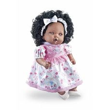 Boneca Angelina Negra Fala 62 Frases - Milk