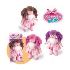 Boneca Sapekinha Soft Sortidas - Milk