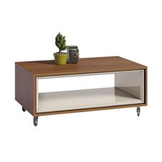 Mesa de Centro Ópera Off White/Freijó - Imcal