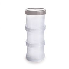Conjunto 3 Potes Organizador Com Rosca Sortido Plasútil