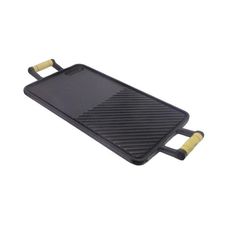 Chapa Lisa/frisada De Ferro Fundido 25x45cm - Rig