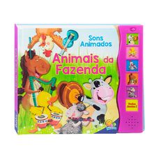 Livro Sons Animados Animais da Fazenda