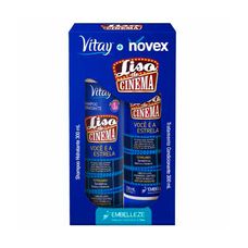 SHAMPOO +TRAT.COND. NOVEX VITAY LISO CINEMA
