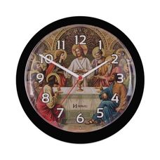 Relógio de Parede Preto 6697 - Herweg