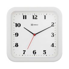 Relógio Parede Herweg 6145 Quadrado Branco