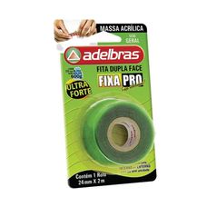 FITA ADESIVA DUPLA FACE MASSA ACRÍLICA 24MMX2M FIXA PRO