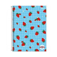 Caderno Espiral C/D Universitário 12 Matérias Pepper Feminino 192F - Tilibra - Capas Sortidas