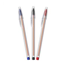 Caneta Esferografica Bic Cristal Fina C/03 Unidades AZ/VM/PTO