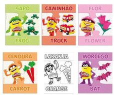 Jogo Play Doh Aprend as Cores Inlges-portug Bg381