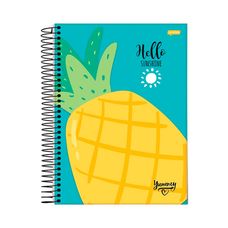 CADERNO UNIV C/D 10X1 YUMMY 200F JANDAIA - CAPAS SORTIDAS