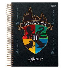 Caderno Espiral C/D Universitário 15 Matérias Harry Potter 300F - Jandaia - Capas Sortidas
