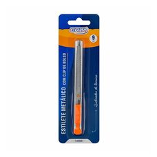 Estilete Metálico 9mm C/clip