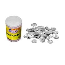 Lantejoula 6mm Pote 2gr Prata Brw