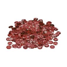LANTEJOULA 6MM POTE 2GR VERMELHO