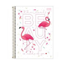 Caderno Univ C/D 1x1 80F Aloha - Tilibra - Capas Sortidas