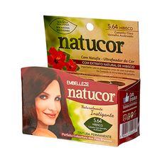 Natucor Tinta 5.64 Hibisco Castanho Claro 12g