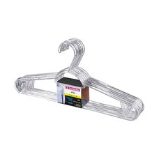 Cabide de Plástico, Cristal, 6 Unidades, Multifuncional, Sanremo