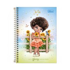 Caderno Espiral Capa Dura 1/4 Jolie 80F - Tilibra - Capas Sortidas