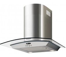 Coifa de Parede Fischer Talent 60cm Vidro Curvo Inox 127V