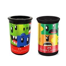 Apontador Com Depósito Monster Puzzle Faber Castell