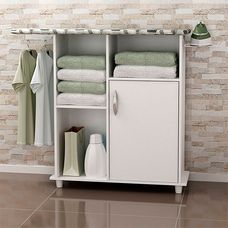 Tábua de Passar Roupa 1 Porta Florence Branco - Notável Móveis