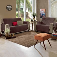 KIT PROTETOR SOFA 2 E 3 LUGARES MASTER POP CAFE - HEDRONS