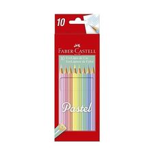 Lápis de Cor Ecolapis 10 Cores Pastel