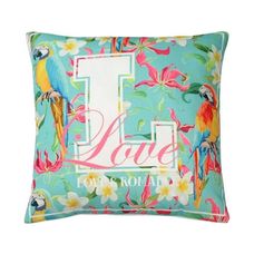 Capa Almofada 45x45 Pol Tropical Love Verde - Urban