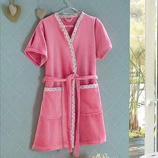 ROUPAO DE BANHO ADULTO FEMININO VELOUR LIBERTY M ROSA - DOHLER