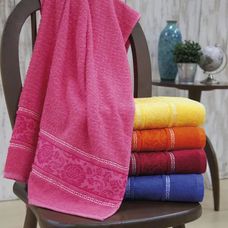 TOALHA DE ROSTO JACQUARD PREMIUM FJ5968 AMARELO - DOHLER