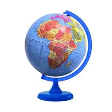 GLOBO TERRESTRE 30CM CONTINENTAL POL.BS/REG AZ CEL