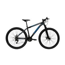 Bicicleta Top Aro 29 Titan 21V Preta Brilho e Azul T18 Evo Athor