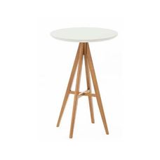 Mesa Bistrô Nestor 68cm Canela Vidro Off White Móveis Rafana