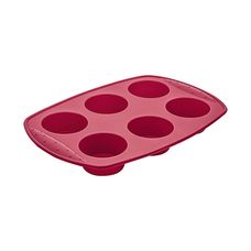 FORMA P/6 MINI BOLOS RED SILICONE SIL2911 VERMELHO