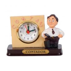 Contador Relógio Decor 8cm