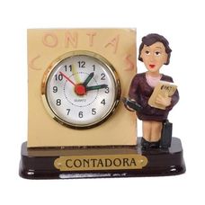 Contadora Relógio Decor 8cm