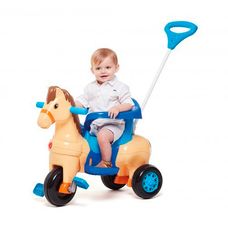 CARRINHO DE PASSEIO C/PEDAL POTO AZUL - CALESITA