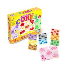 QUEBRA CABECA CONHECENDO AS CORES - TOIA BRINQUEDOS