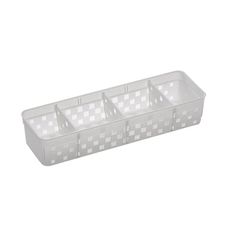 Cesto Organizador Quadratta Com Divisórias 26x8x5cm - Paramount