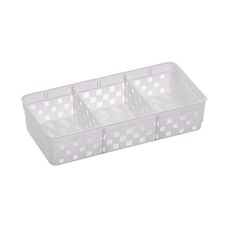 Cesto Organizador Quadratta Com Divisória 23x11x5cm - Paramount