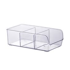 Organizador de Acrílico Diamond Cristal Com Divisorias 28x14x9cm - Paramount