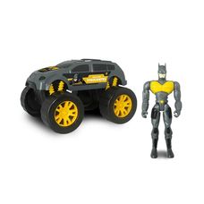 CARRO C/BONECO SUPER VIGILANTE NEGRO - MIELLE