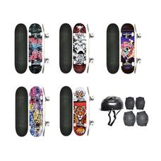 KIT SKATE RADICAL SUPER C/ACESSORIOS DMR4893 - DM TOYS