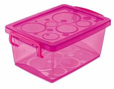 Mini Organizador Com Alça Rosa 650ml - Ordene