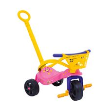 TRICICLO FOFINHA C/EMPURRADOR/PROTECAO/CESTINHA 7497 - XALINGO