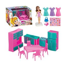 Boneca Judy Home Cozinha - SambaToys