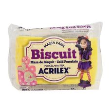 MASSA P/BISCUIT 90G AMARELO OURO 505 ACRILEX